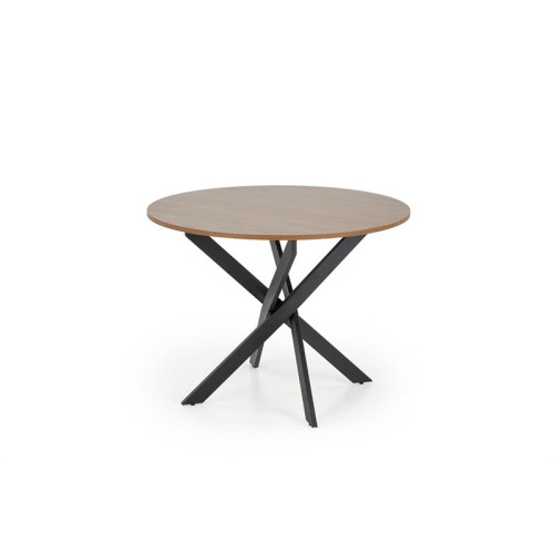 EDGAR table, top - walnut, legs - black EDGAR table, top - walnut, legs - black