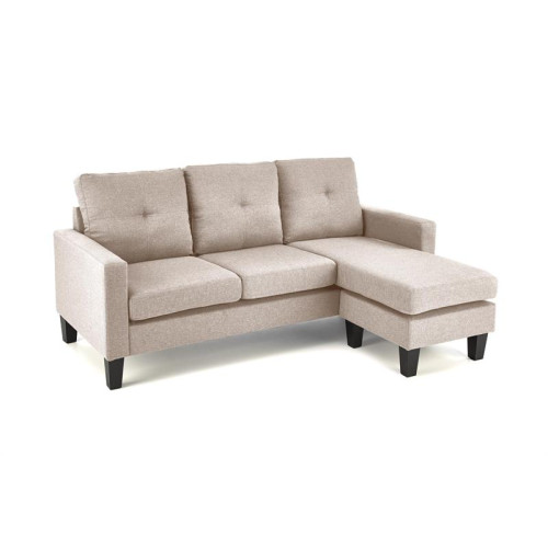 GERSON sofa with ottoman, color: beige GERSON sofa with ottoman, color: beige