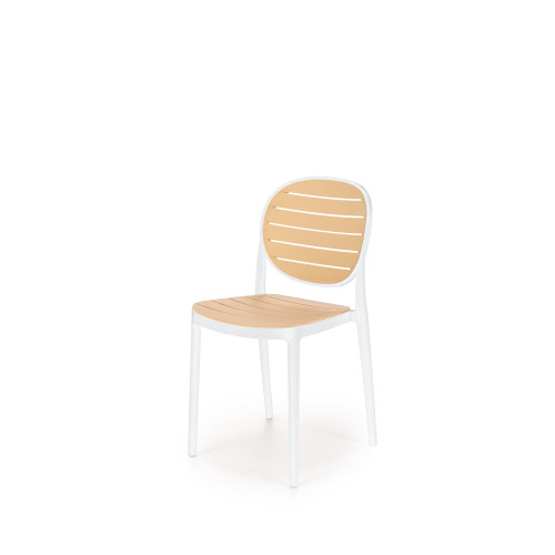 K529 chair white / brown