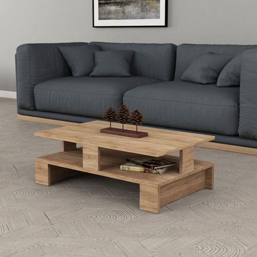 Coffee table Mansu 80x50x27,5 oak  DIOMMI 119-000759 Coffee table Mansu 80x50x27,5 oak  DIOMMI 119-000759