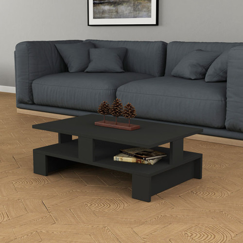 Coffee table Mansu 80x50x27,5cm antracite DIOMMI 119-000760  Coffee table Mansu 80x50x27,5cm antracite DIOMMI 119-000760