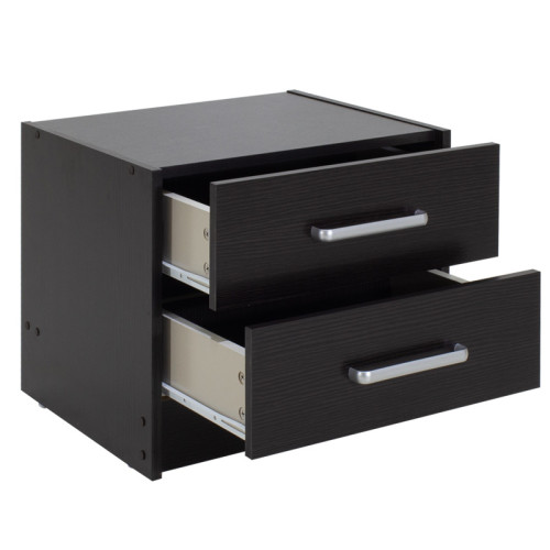 Нощно шкафче Olympus DIOMMI с 2 чекмеджета цвят венге 47,5x40,5x40,5 Нощно шкафче Olympus DIOMMI с 2 чекмеджета цвят венге 47,5x40,5x40,5