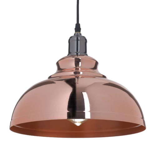 Hanging ceiling light PWL-0020 DIOMMI Ε27 in bronze color D30x23cm