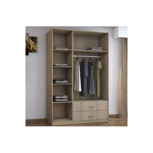 Гардероб с три врати Royal с надстройка 150x58x230 DIOMMI 043-000072 Гардероб с три врати Royal с надстройка 150x58x230 DIOMMI 043-000072