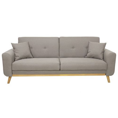 2 seater sofa-bed  Carmelo DIOMMI fabric beige 214x80x86 cm 2 seater sofa-bed  Carmelo DIOMMI fabric beige 214x80x86 cm