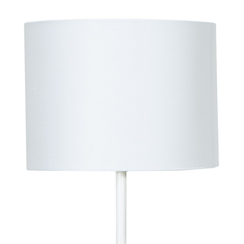 Metal floor lamp PWL-0005 DIOMMI Ε27 with white shade D33x149cm