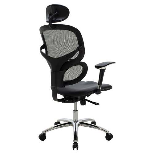 Manager office chair Freedom DIOMMI SUPREME QUALITY mesh-pu in black colour