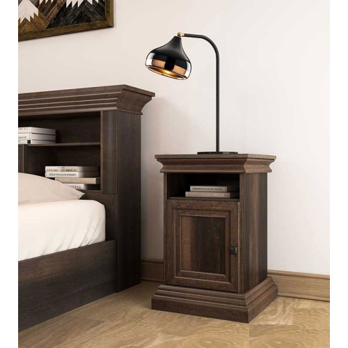 Нощно шкафче Mozart DIOMMI цвят орех 40x40x61см