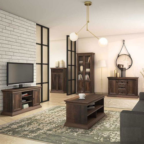 ТВ шкаф Mozart DIOMMI цвят орех 121x40x65см ТВ шкаф Mozart DIOMMI цвят орех 121x40x65см
