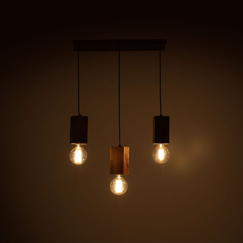 Плафониера с три лампи PWL-0106 51x10x72 черен DIOMMI 099-000006