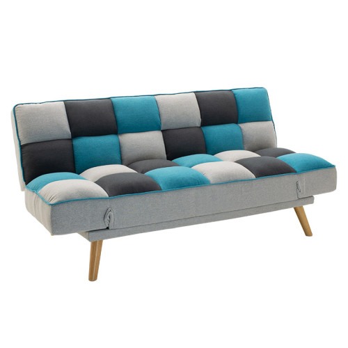 3 seater sofa-bed Andy DIOMMI fabric multicolored 177x91x86cm 3 seater sofa-bed Andy DIOMMI fabric multicolored 177x91x86cm