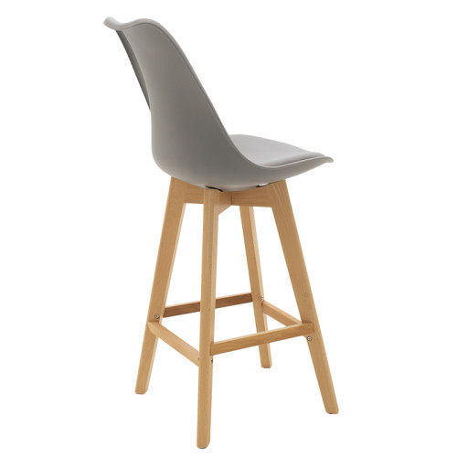 Bar stool Gaston DIOMMI PP-PU grey