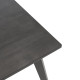 Трапезна маса Benson DIOMMI mdf - venner в рустик сив цвят 150x90x75см - pako