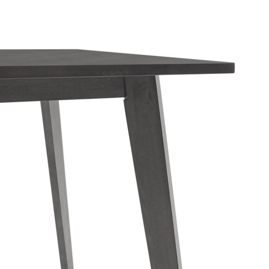 Трапезна маса Benson DIOMMI mdf - venner в рустик сив цвят 150x90x75см - pako