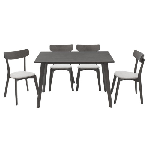 Трапезен комплект Benson - Toto 120x75x75 рустик сив DIOMMI 200-000187