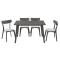 Трапезен комплект Benson - Toto 120x75x75 рустик сив DIOMMI 200-000187