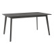 Dining set Benson - Orlean DIOMMI 7pcs 150x90x75cm in rustic grey - γκρι fabric - Импорт - pakoworld.com