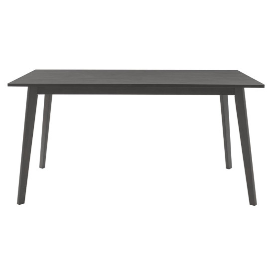 Dining set Benson - Orlean DIOMMI 7pcs 150x90x75cm in rustic grey - γκρι fabric - Импорт - pakoworld.com
