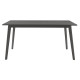 Dining set Benson - Orlean DIOMMI 7pcs 150x90x75cm in rustic grey - γκρι fabric - Импорт - pakoworld.com