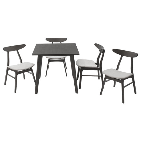 Трапезен комплект Benson - Orlean 80x80x75 рустик сив DIOMMI 200-000179