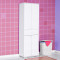 Multipurpose cabinet Chad DIOMMI in white gloss color 60x40x187cm