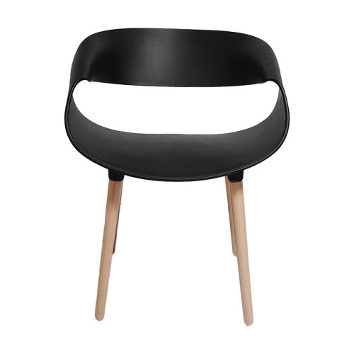 Armchair Aura DIOMMI PP black-natural leg