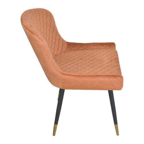 Стол Gana 52x55x85 черен/кадифе DIOMMI 127-000049