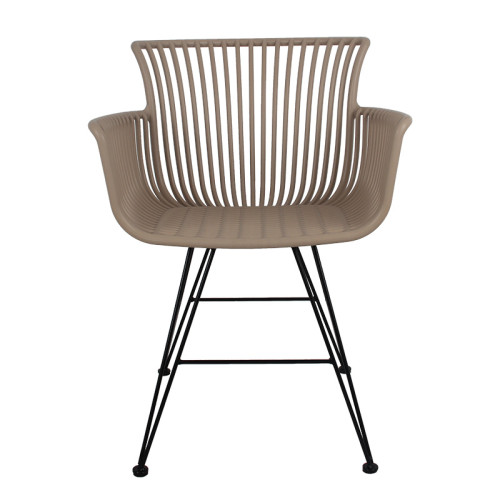 Стол Kit черен метал/мока DIOMMI 139-000016