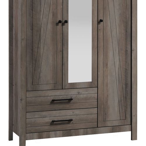 Ντουλάπα ρούχων Tara DIOMMI τρίφυλλη καθρέπτης rustic oak 121x52x193εκ Ντουλάπα ρούχων Tara DIOMMI τρίφυλλη καθρέπτης rustic oak 121x52x193εκ