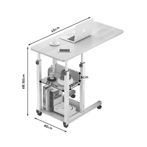 Βοηθητικό τραπέζι Babs DIOMMI τροχήλατο καρυδί-μαύρο 60x40x85εκ Βοηθητικό τραπέζι Babs DIOMMI τροχήλατο καρυδί-μαύρο 60x40x85εκ