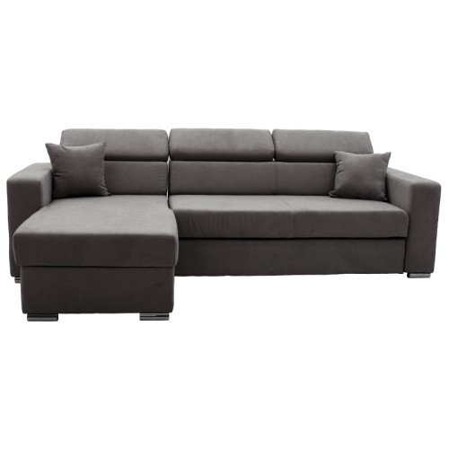 Ъглов диван Lura 255x162x90 антрацит DIOMMI 166-000006 Ъглов диван Lura 255x162x90 антрацит DIOMMI 166-000006