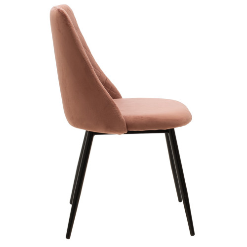 Стол Giselle 52x51x82 ябълка/черен DIOMMI 096-000022