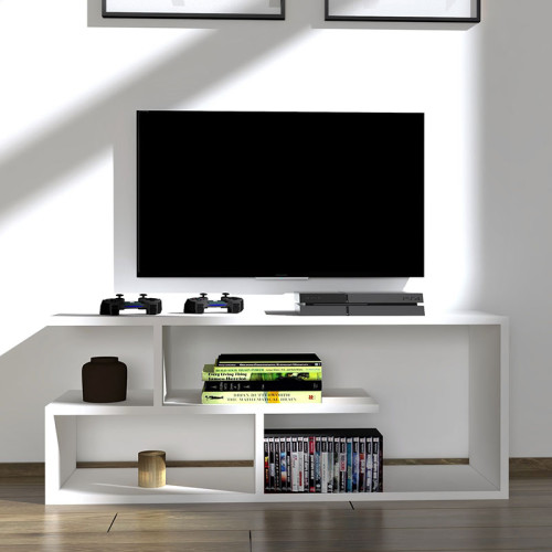 ТВ шкаф Waldo 100x29,5x40 бял DIOMMI 120-000172 ТВ шкаф Waldo 100x29,5x40 бял DIOMMI 120-000172