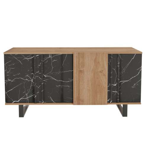 Buffet Amanda 160x40x78,5 walnut/black DIOMMI 120-000188 Buffet Amanda 160x40x78,5 walnut/black DIOMMI 120-000188