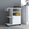 3-Tier trolley Jed DIOMMI white 65x31.5x77cm