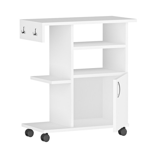 3-Tier trolley Jed DIOMMI white 65x31.5x77cm