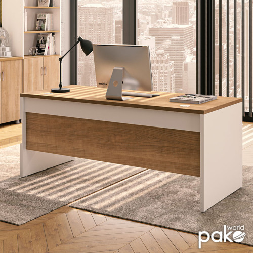 Commercial desk Kelson DIOMMI sonoma-white 180x75x75cm