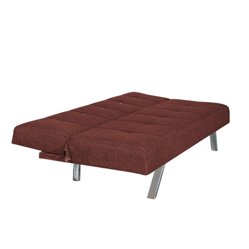 3 seater sofa-bed Duana DIOMMI fabric burgundy 180x83x82cm 3 seater sofa-bed Duana DIOMMI fabric burgundy 180x83x82cm