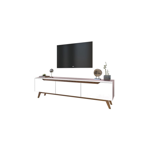 ТВ шкаф Kasandra 180x35x48,5 бял/орех DIOMMI 182-000008 ТВ шкаф Kasandra 180x35x48,5 бял/орех DIOMMI 182-000008