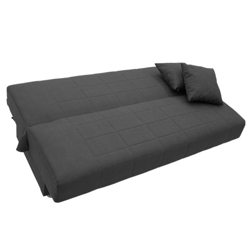 3 seater sofa-bed Meliora DIOMMI velvet fabric black 190x83x85cm 3 seater sofa-bed Meliora DIOMMI velvet fabric black 190x83x85cm