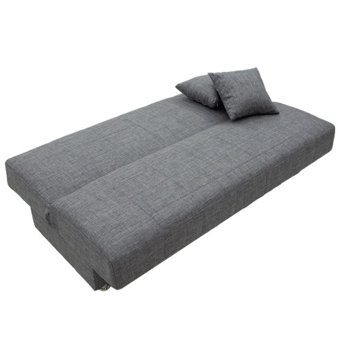 3 seater sofa-bed Meliora DIOMMI velvet fabric gray 190x83x85cm 3 seater sofa-bed Meliora DIOMMI velvet fabric gray 190x83x85cm