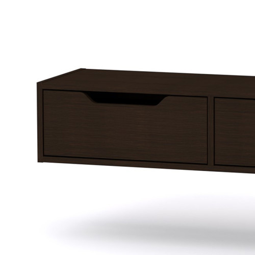Hanging console-toilet Alberto DIOMMI wenge 100x32.5x22cm