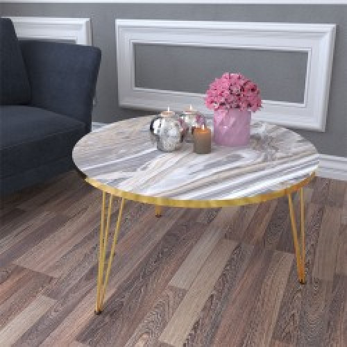Coffee table Nidra 70x70х40 white marble DIOMMI 120-000258  Coffee table Nidra 70x70х40 white marble DIOMMI 120-000258