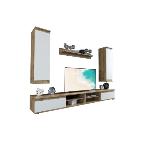 Холна гарнитура Sandro 175x37x160 орех/бял DIOMMI 192-000025 Холна гарнитура Sandro 175x37x160 орех/бял DIOMMI 192-000025