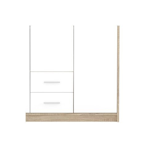 Гардероб Serenity 118.5x54x196.5 сонома-бял DIOMMI 192-000019 Гардероб Serenity 118.5x54x196.5 сонома-бял DIOMMI 192-000019