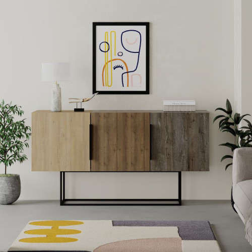 Buffet Estella 150x42x79,5 walnut DIOMMI 119-001110 Buffet Estella 150x42x79,5 walnut DIOMMI 119-001110
