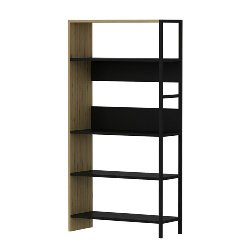 Bookcase Ossium 76x30x150 natural/charcoal DIOMMI 055-000343 Bookcase Ossium 76x30x150 natural/charcoal DIOMMI 055-000343
