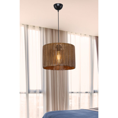 Ceiling light PWL-1117 DIOMMI Ε27 brown D30x75cm