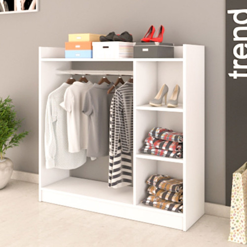 Entrance furniture Ferano DIOMMI white 123.5x35x120cm