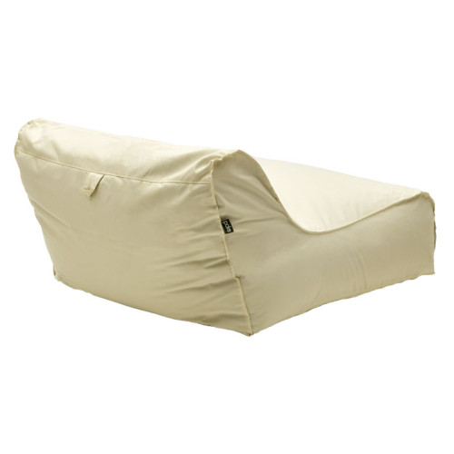Leandro DIOMMI waterproof bean bag-lounger in beige color